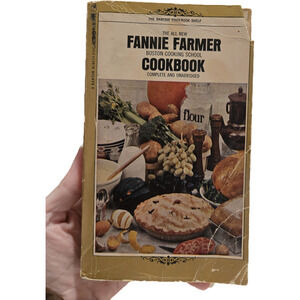 Fannie Farmer Boston Cooking School Cookbook 1965 Bantam Softcover 10th Ed